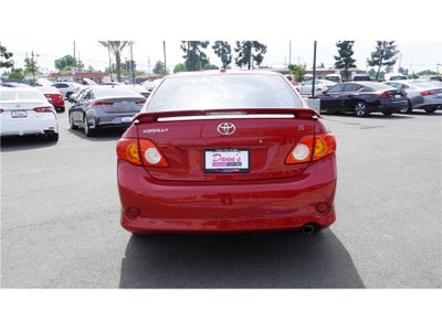 2010 Toyota Corolla S Sedan 4D