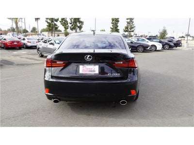 2016 Lexus IS 200t IS 200t Sedan 4D